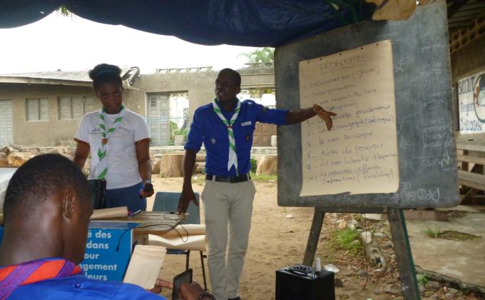 sensibilisation sur l'AVC et initiation au MOP