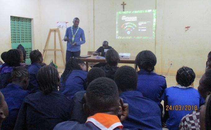 Projection débat sur le changement climatique
