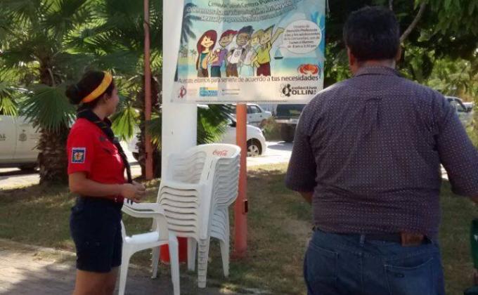 Campaña de salud reproductiva en zona marginada