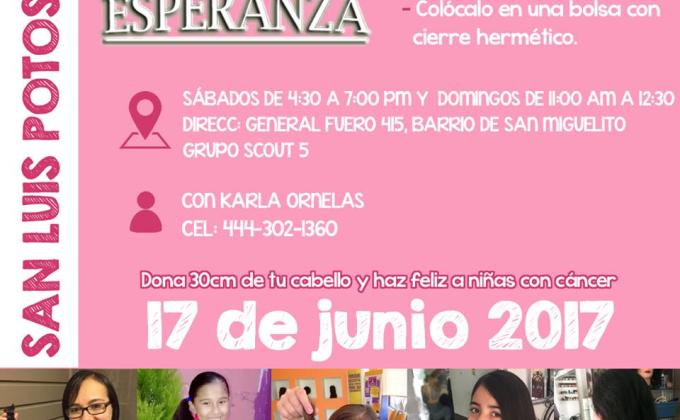 DONA TU CABELLO, DONA ESPERANZA S.L.P 2017