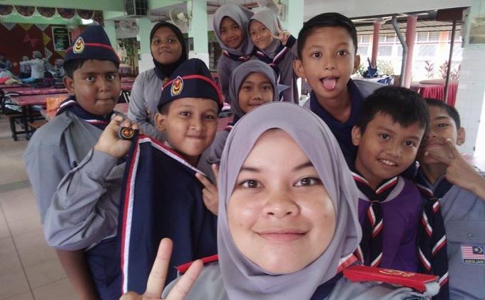 KEM LENCANA KERIS GANGSA DAN LENCANA BASIKAL  PENGAKAP DAERAH BALIK PULAU