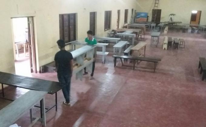 MOP project (cleaning the church main hall)