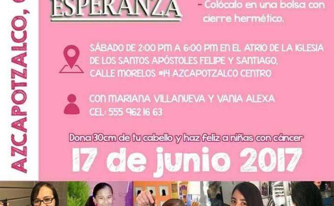 Dona tu cabello, dona esperanza 2017 AZCAPOTZALCO
