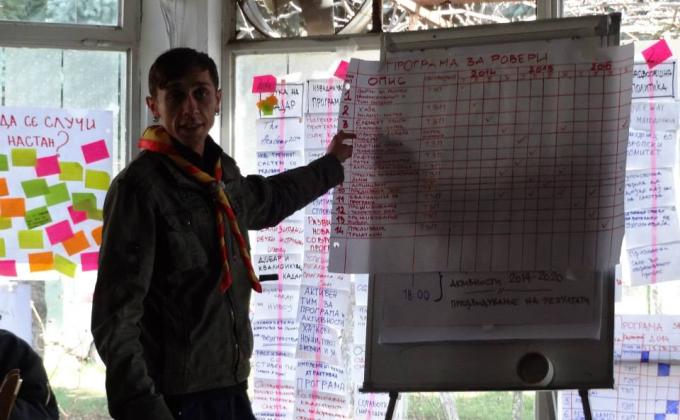 Learn the theory - practice the change (Training for writing project application and networking the young scouts) 