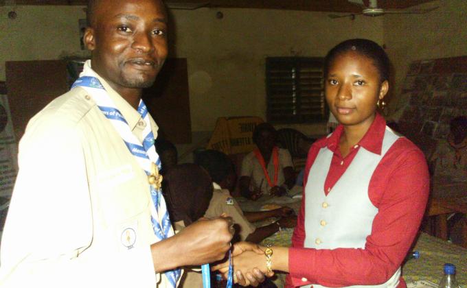 les soeurs du rotaract rejoignent la famille des messagers de la paix au Niger..