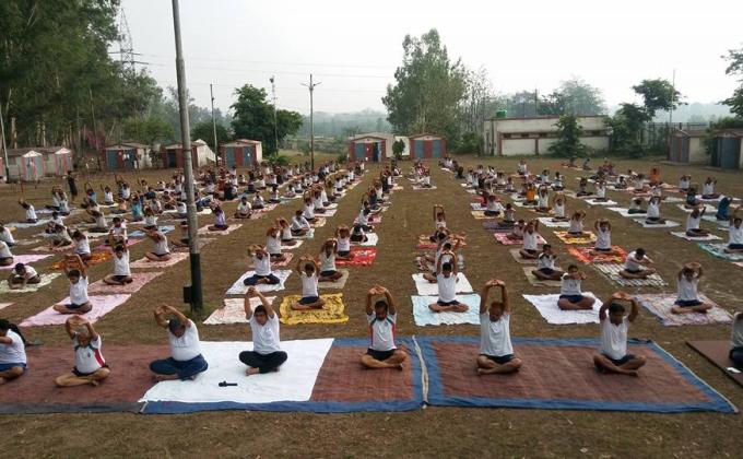 International day of yoga 2017.