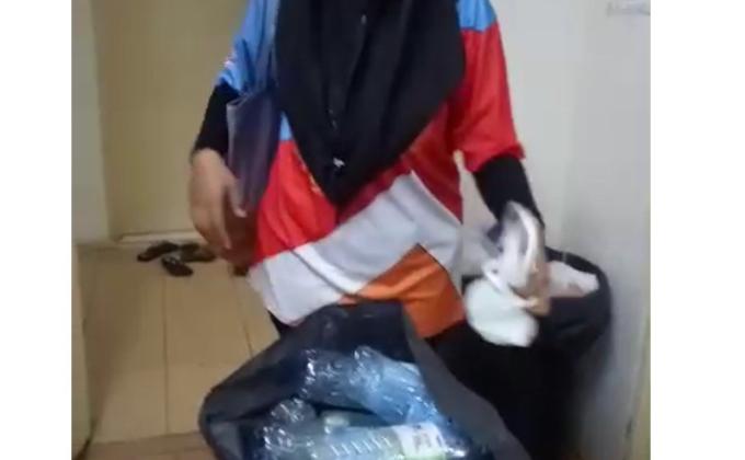 “WalkSide by Rovs Project “ : Collecting bottle caps in the university dormitory area