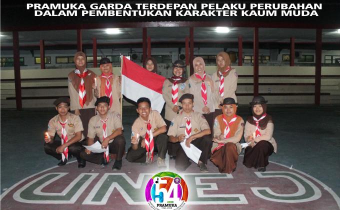 Prosesi Ulang Janji Hari Pramuka 54