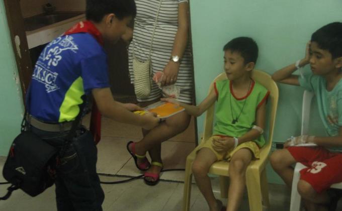Chiang Kai Shek College Scouts visits cancer patients of National Children's Hospital