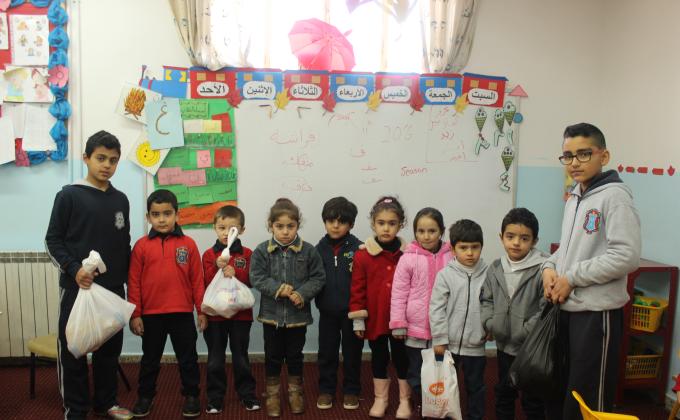 The donation campaign for needy families