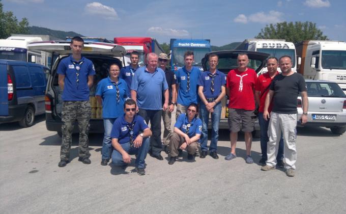Scouts of Prijedor for people in Doboj