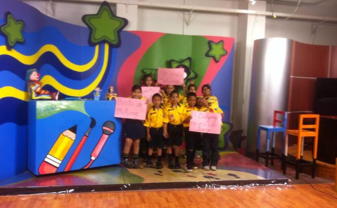 La Manada del Grupo 3 Xicalango  dice NO al Bulllying! en la televisora de Cablecom en Ciudad del Carmen, el program se llama zipi zape