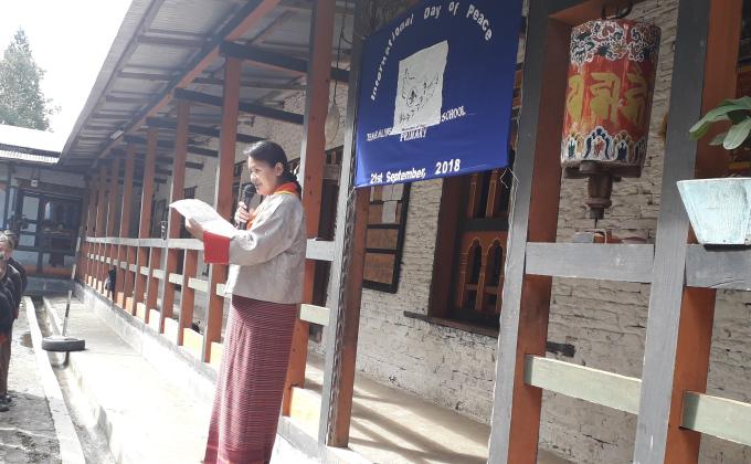 Celebration of International Day of Peace