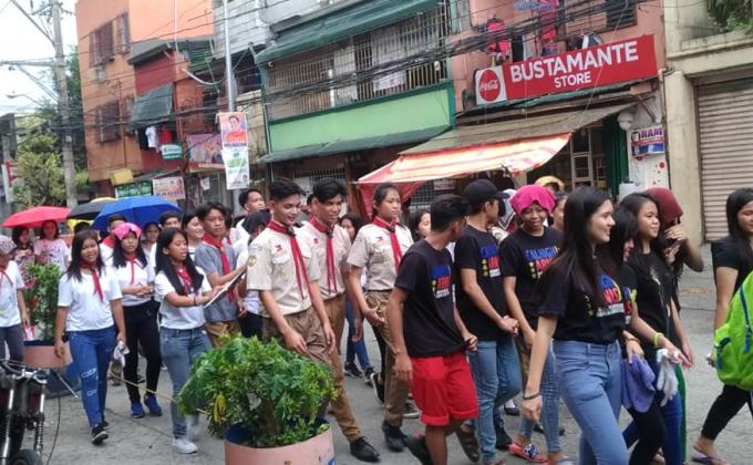 Day 1 SWA Entry of Caloocan High School Senior Scouts