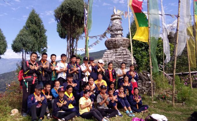 Scout Camping at Chaling