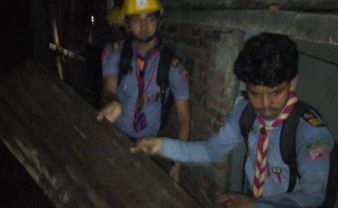 Assistance of the Scouts in the rescue operation of Manda Fire Tragedy