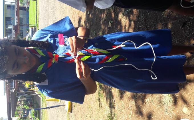 KNOTTING LESSON TO 1ST LOVU LIONS