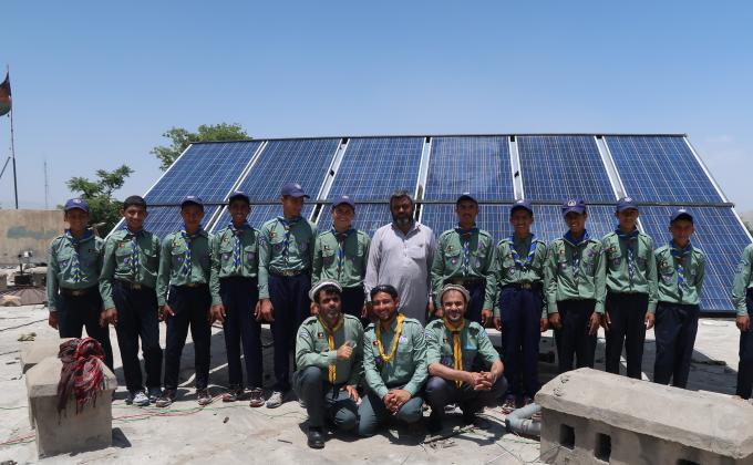 Afghanistan Scouts Go Solar