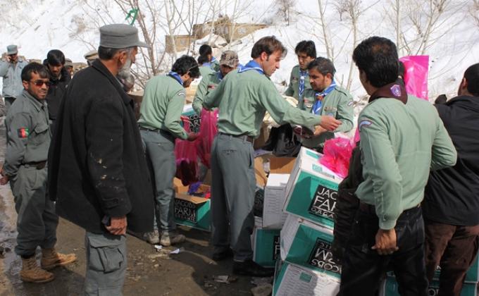 Scouts in Afghanistan Supporting Community