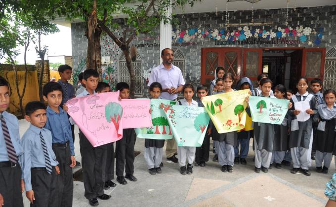 Save environment by plantation 