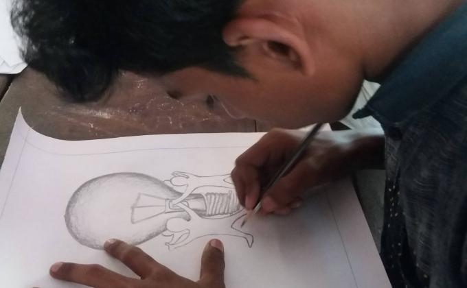 Conducting painting and poster designing