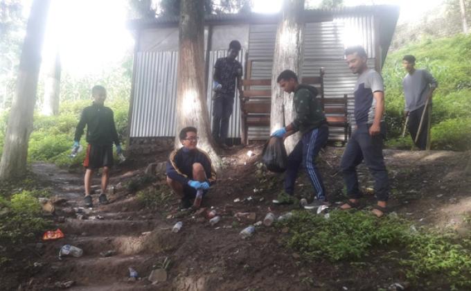 Cleaning of Park and Historical site