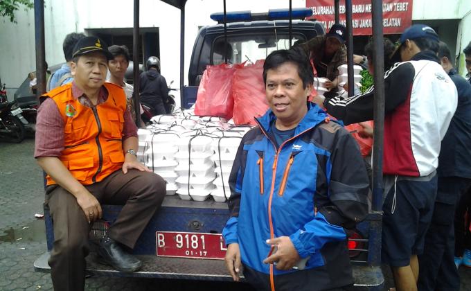 Posko Banjir Pramuka Peduli Kebon Baru Jakarta