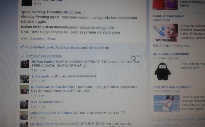 #PEC (Prabuhi English Club)  English Online Tutorial