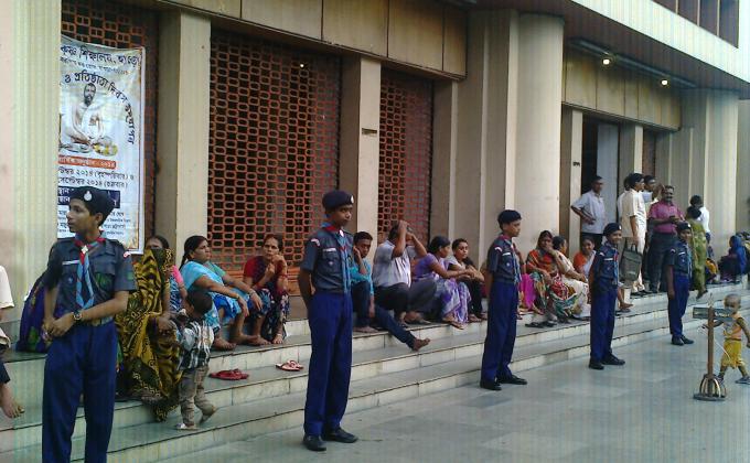 Service at Health Camp on 25/09/2014