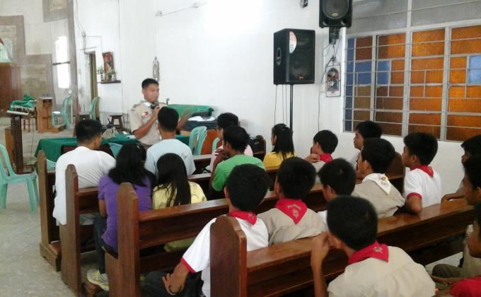 The Boy Scouting Program is introduce to Parish Youth Ministry