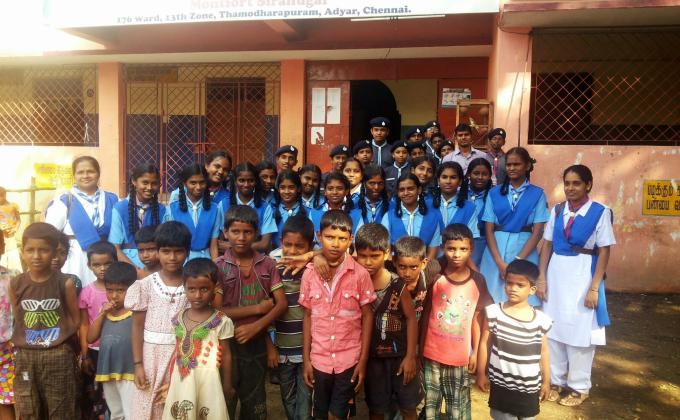 Interaction with children of an Orphanage