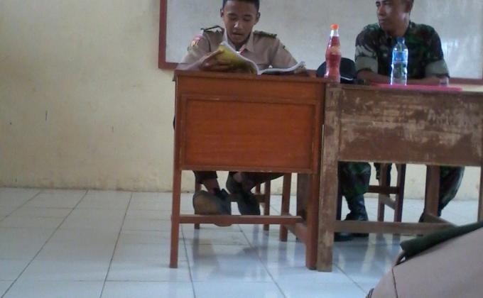 Berprabuhi bersama seorang TNI