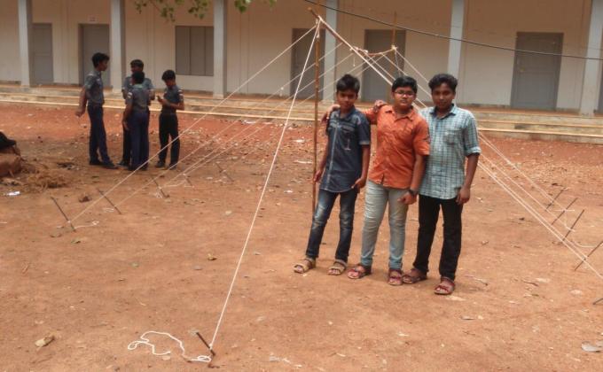 making shelter for girls