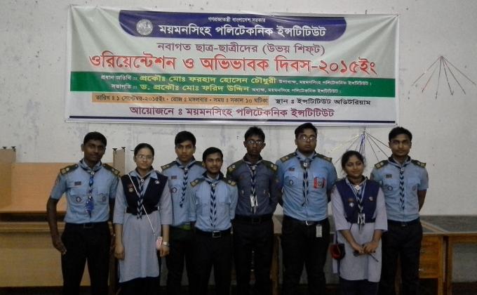 Service at orientation & Parents Day 2015