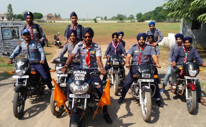 BIKE rally as a MESSANGER OF PEACE  @t INTERNATIONAL BORDER