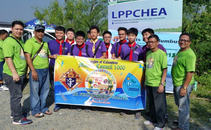 CKSC Scouts joins Knights of Columbus 'Linis-Kalikasan 2015' Manila South Bay Shore Clean-Up
