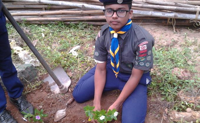 36 Hours Service Project: Garden Making