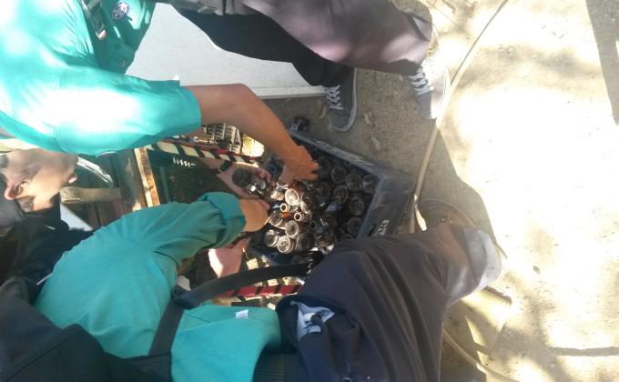 Saneamiento ambiental sector los Guáimaros. Jornadas de erradicación del zancudo patas blancas.