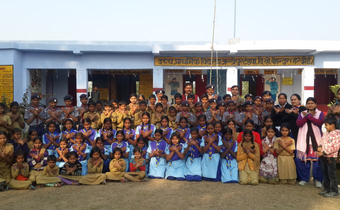 Pravesh And Deecha Sanshkar Program 2015 Behndar Hardoi