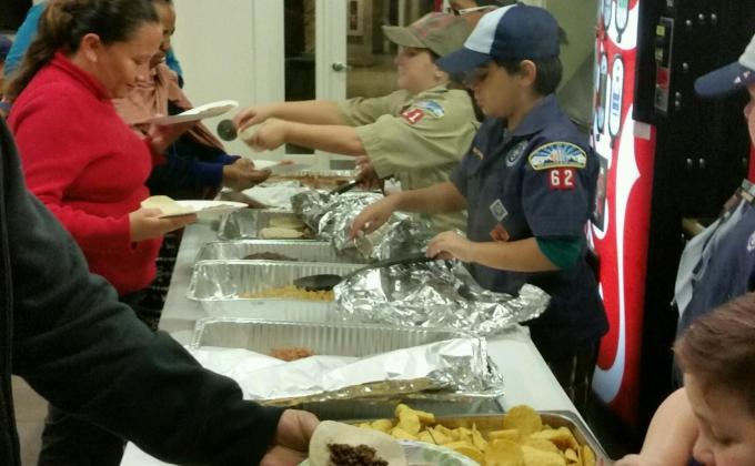 Scouts help at the Long Beach Ronald McDonald House