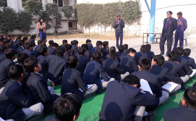 तम्बू निर्माण प्रातियोगिता 