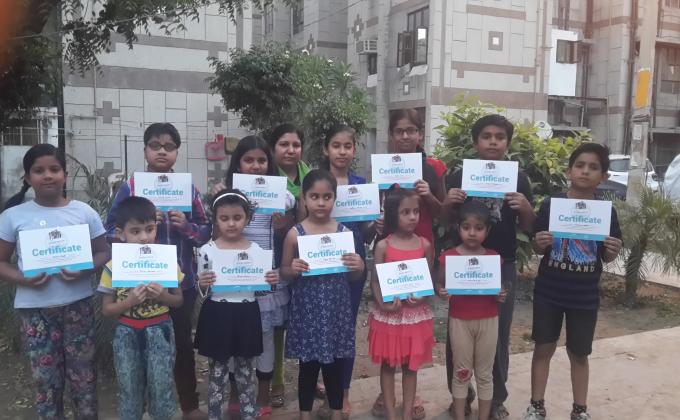 Certificate ceremony 