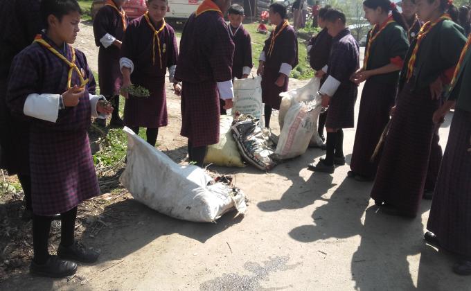 Clean community for PEACE. 