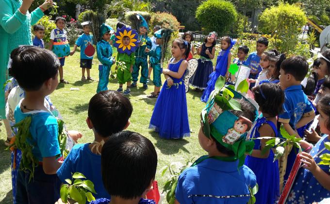 Earth day celebration with bunny ( small kids )