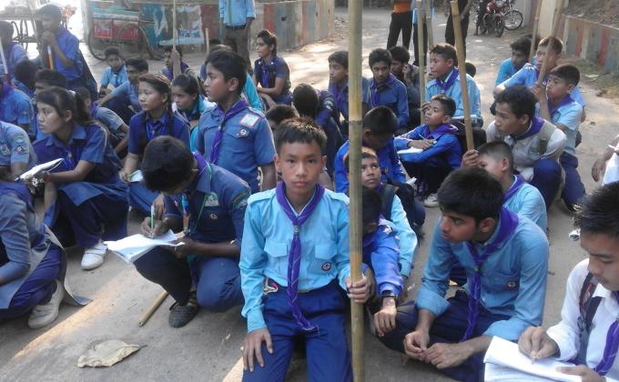 ৬ ষ্ঠ জেলা স্কাউট সমাবেশ 