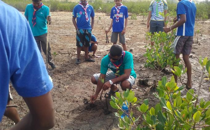 VENTURER RALLY - MANGROVE PLANTING - HELP THE ENVIRONMENT