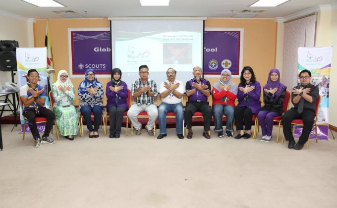 Messenger of Peace briefing by Mr. S. Prassanna, Director, Asia-Pacific Regional Scout Office.