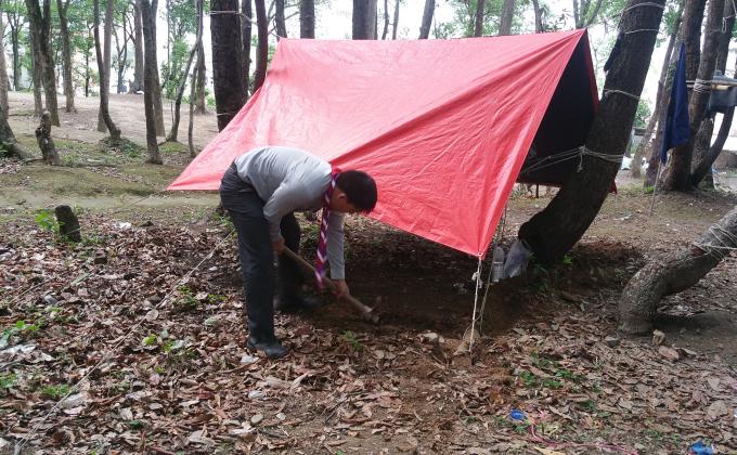 Individual Shelter Management And Spirit Burner Making for Survival in Jungle
