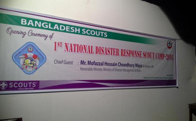 National Disester Responce Scout Camp, Bangladesh Scouts