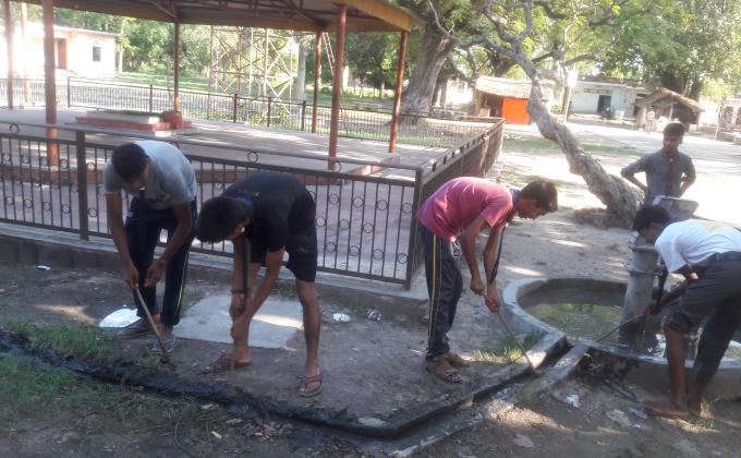 स्काउट्स ने स्वच्छ भारत-सुन्दर भारत अभियान को गति प्रदान की।